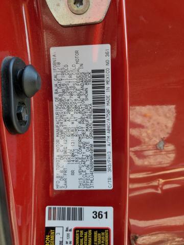 3TMLU4EN8BM064090 - 2011 TOYOTA TACOMA DOUBLE CAB წითელი ფოტო 12