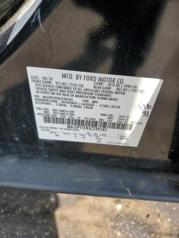 MAJ3P1TE9JC239185 - 2018 FORD ECOSPORT SE Черный фото 13