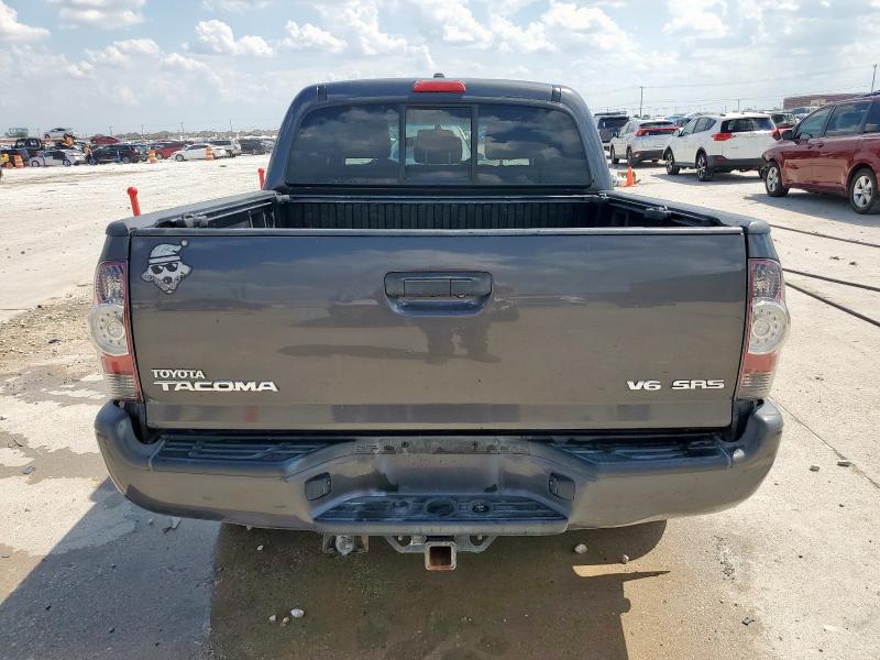 3TMLU4ENXAM054028 - 2010 TOYOTA TACOMA DOUBLE CAB გრაფიტი ფოტო 6