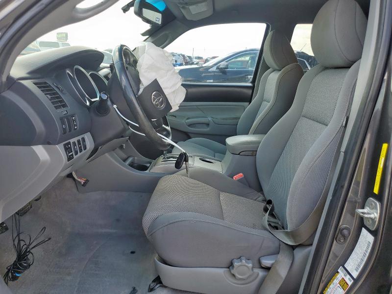 3TMLU4ENXAM054028 - 2010 TOYOTA TACOMA DOUBLE CAB გრაფიტი ფოტო 7