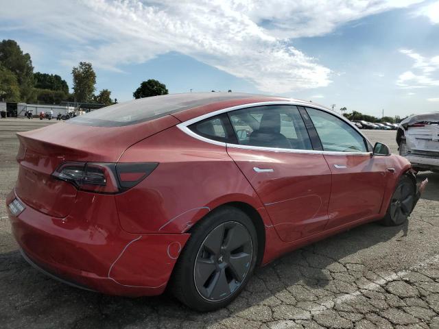 5YJ3E1EA1JF048034 - 2018 TESLA MODEL 3 RED photo 3