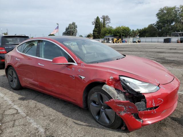5YJ3E1EA1JF048034 - 2018 TESLA MODEL 3 RED photo 4