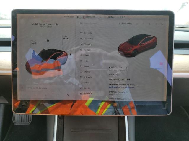 5YJ3E1EA1JF048034 - 2018 TESLA MODEL 3 RED photo 9