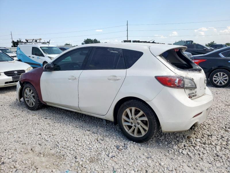 JM1BL1L74C1657848 - 2012 MAZDA 3 I WHITE photo 2