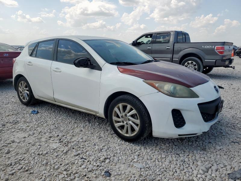 JM1BL1L74C1657848 - 2012 MAZDA 3 I WHITE photo 4