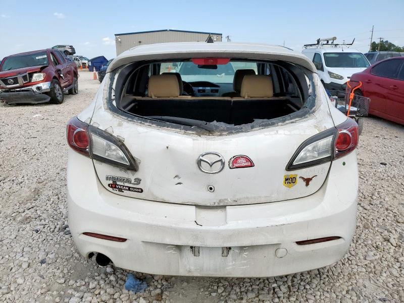 JM1BL1L74C1657848 - 2012 MAZDA 3 I WHITE photo 6