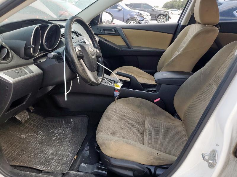 JM1BL1L74C1657848 - 2012 MAZDA 3 I WHITE photo 7