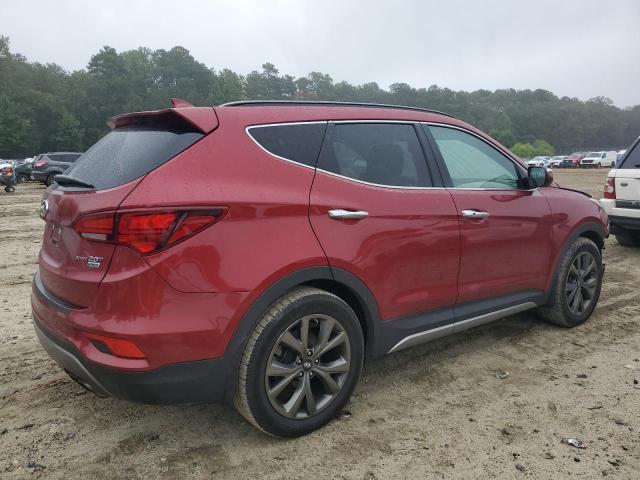 5XYZW4LA4JG513541 - 2018 HYUNDAI SANTA FE S ბურგუნდია ფოტო 3