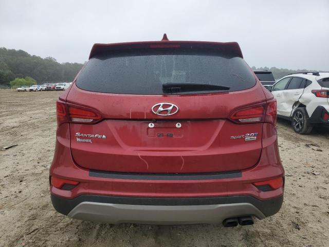 5XYZW4LA4JG513541 - 2018 HYUNDAI SANTA FE S ბურგუნდია ფოტო 6