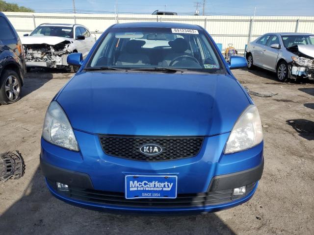 KNADE163X66070859 - 2006 KIA RIO 5 BLUE photo 5