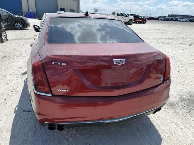 1G6KE5R68HU170175 - 2017 CADILLAC CT6 LUXURY MAROON photo 6