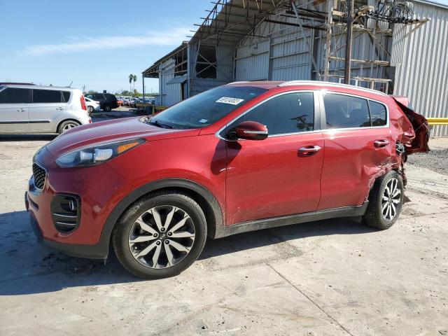 KNDPN3AC1J7389038 - 2018 KIA SPORTAGE EX RED photo 1