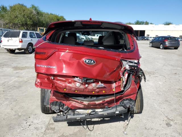 KNDPN3AC1J7389038 - 2018 KIA SPORTAGE EX RED photo 6