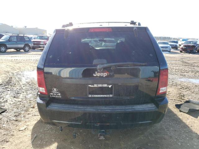 1J8GR48K67C665309 - 2007 JEEP GRAND CHER LAREDO BLACK photo 6