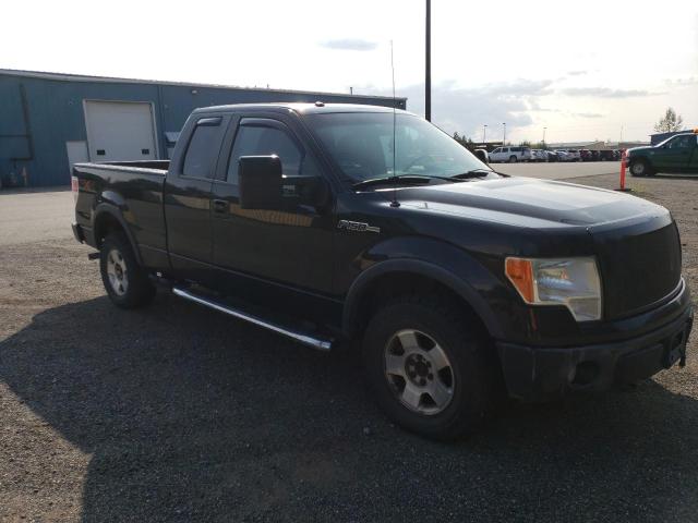 1FTFX1EV7AFC53122 - 2010 FORD F150 SUPER CAB BLACK photo 4