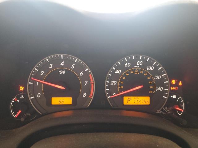 1NXBU4EE3AZ365965 - 2010 TOYOTA COROLLA BASE ვერცხლისფერი ფოტო 9