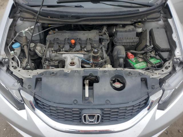 2HGFB2F5XDH556824 - 2013 HONDA CIVIC LX SILVER photo 11