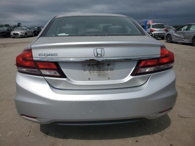 2HGFB2F5XDH556824 - 2013 HONDA CIVIC LX SILVER photo 6