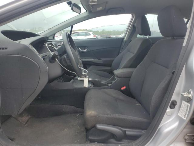 2HGFB2F5XDH556824 - 2013 HONDA CIVIC LX SILVER photo 7