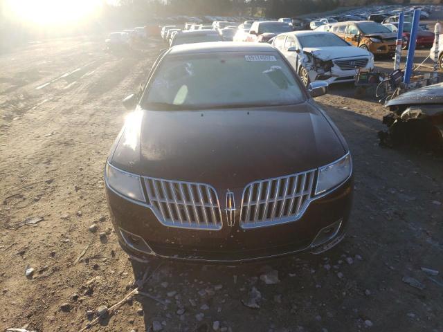 3LNDL2L37CR829562 - 2012 LINCOLN MKZ HYBRID BURGUNDY photo 5