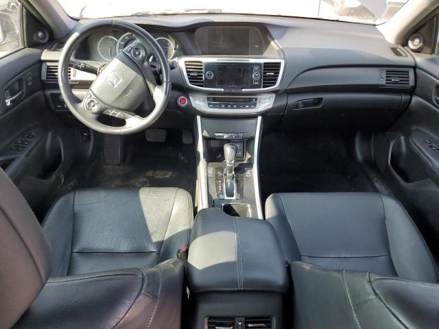 1HGCR2F8XDA035660 - 2013 HONDA ACCORD EXL GRAY photo 8