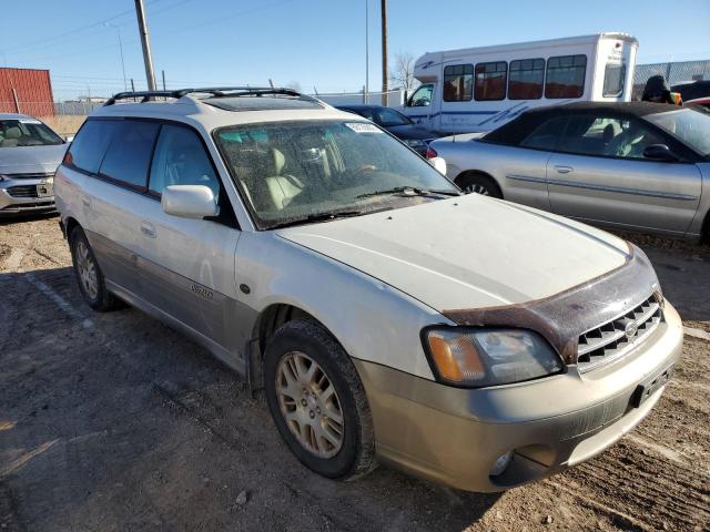 4S3BH806027640756 - 2002 SUBARU LEGACY OUTBACK H6 3.0 LL BEAN WHITE photo 4