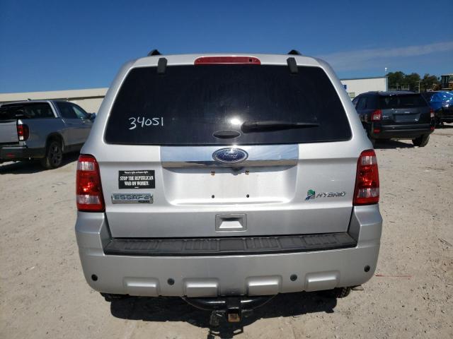 1FMCU4K32CKB42418 - 2012 FORD ESCAPE HYBRID WHITE photo 6