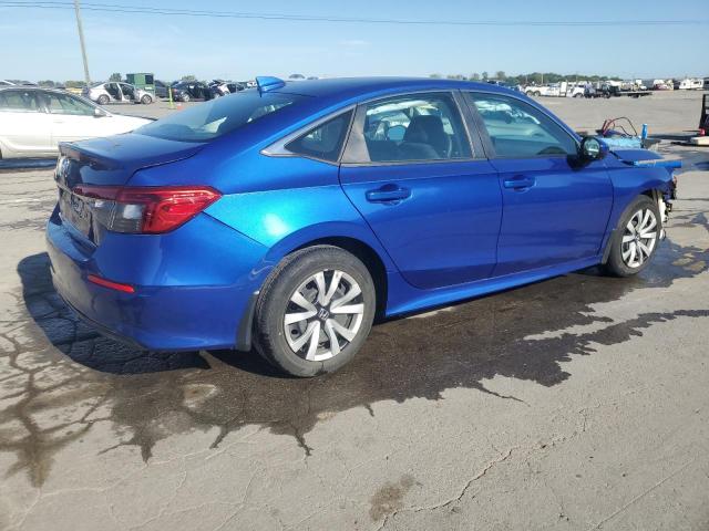 2HGFE2F22NH524447 - 2022 HONDA CIVIC LX BLUE photo 3