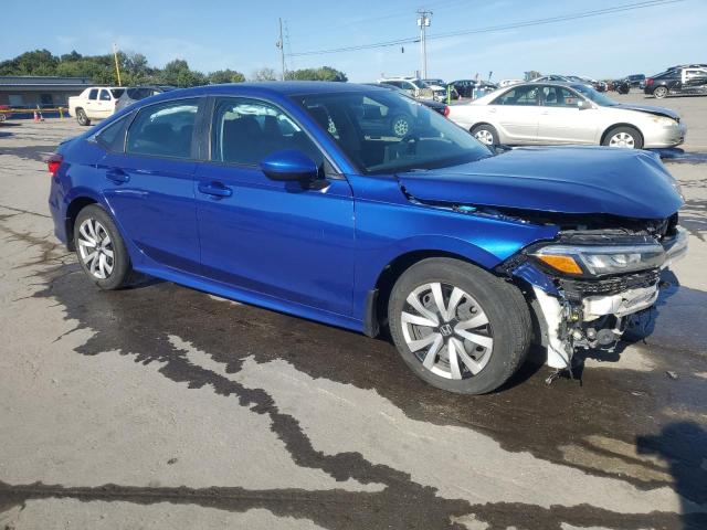 2HGFE2F22NH524447 - 2022 HONDA CIVIC LX BLUE photo 4