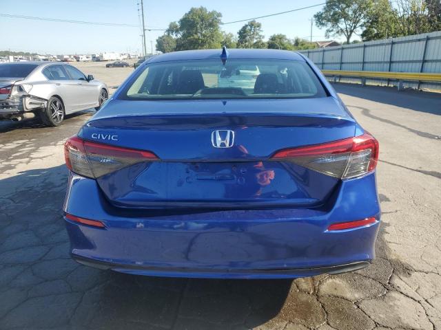 2HGFE2F22NH524447 - 2022 HONDA CIVIC LX BLUE photo 6