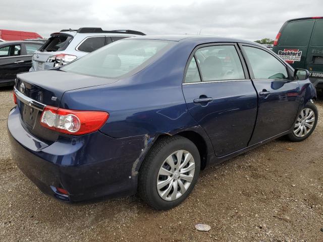 5YFBU4EE4DP190602 - 2013 TOYOTA COROLLA BASE Կապույտ լուսանկար 3