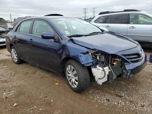 5YFBU4EE4DP190602 - 2013 TOYOTA COROLLA BASE Կապույտ լուսանկար 4