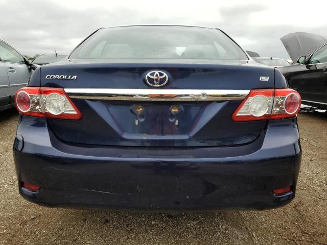 5YFBU4EE4DP190602 - 2013 TOYOTA COROLLA BASE Կապույտ լուսանկար 6