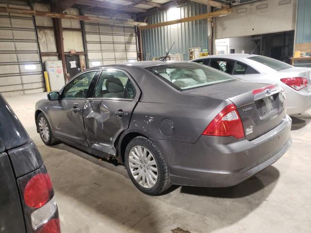 3FADP0L36BR174280 - 2011 FORD FUSION HYBRID GRAY photo 2