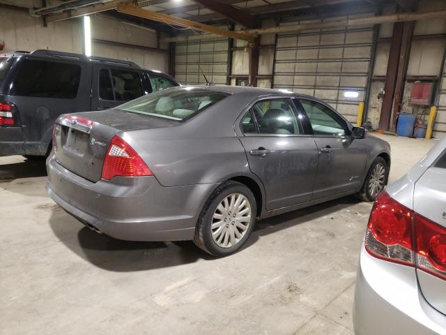 3FADP0L36BR174280 - 2011 FORD FUSION HYBRID GRAY photo 3