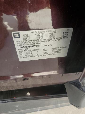 1GYKNBRS4HZ318960 - 2017 CADILLAC XT5 LUXURY PURPLE photo 13