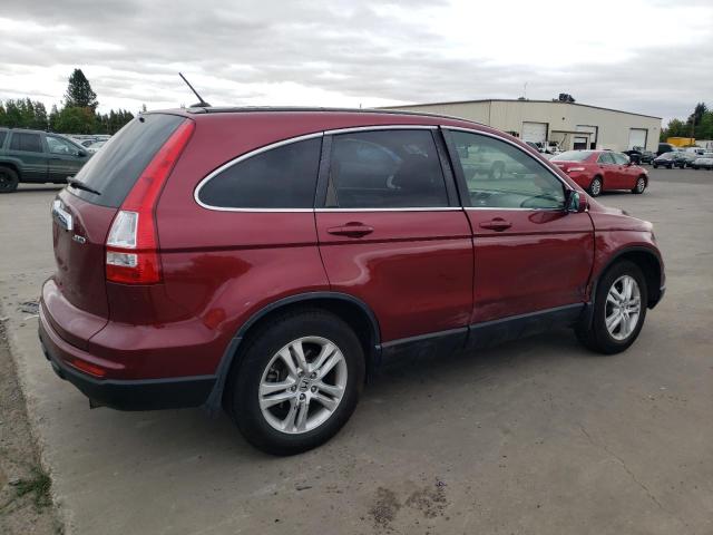 JHLRE4H77BC000454 - 2011 HONDA CR-V EXL Красный фото 3