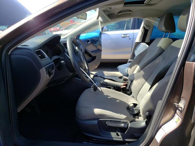 3VW1K7AJ7CM339626 - 2012 VOLKSWAGEN JETTA BASE 棕色 照片 7