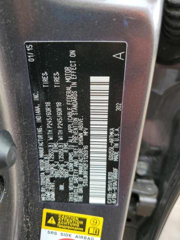 5TDJKRFH2FS126916 - 2015 TOYOTA HIGHLANDER XLE Grau Foto 12