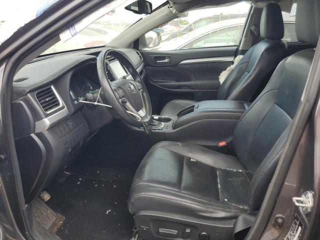 5TDJKRFH2FS126916 - 2015 TOYOTA HIGHLANDER XLE Grau Foto 7