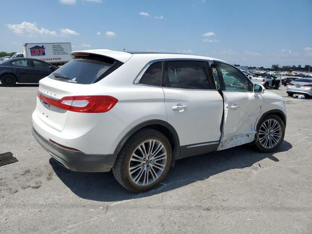 2LMPJ6LR0HBL49677 - 2017 LINCOLN MKX RESERVE WHITE photo 3