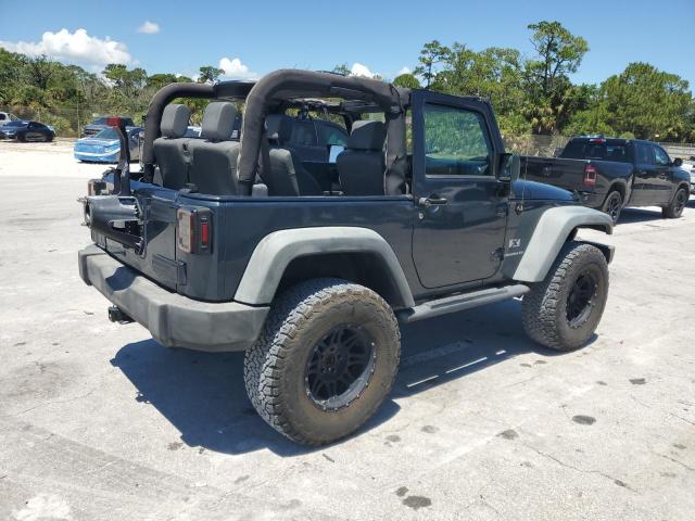 1J4FA24198L543342 - 2008 JEEP WRANGLER X Կապույտ լուսանկար 3