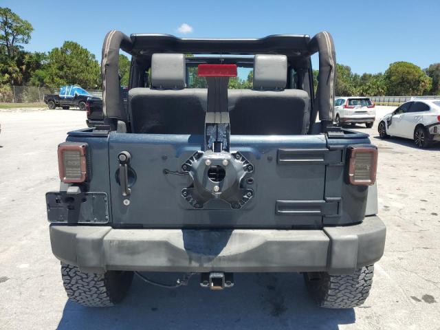 1J4FA24198L543342 - 2008 JEEP WRANGLER X Կապույտ լուսանկար 6