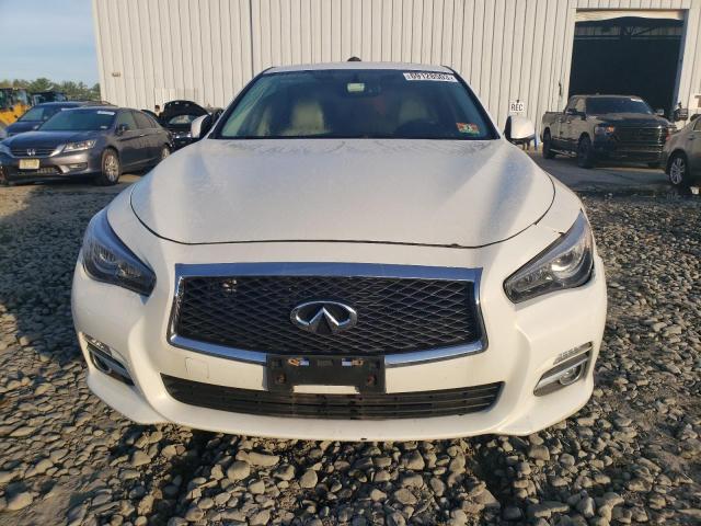 JN1BV7AR9FM409702 - 2015 INFINITI Q50 BASE WHITE photo 5