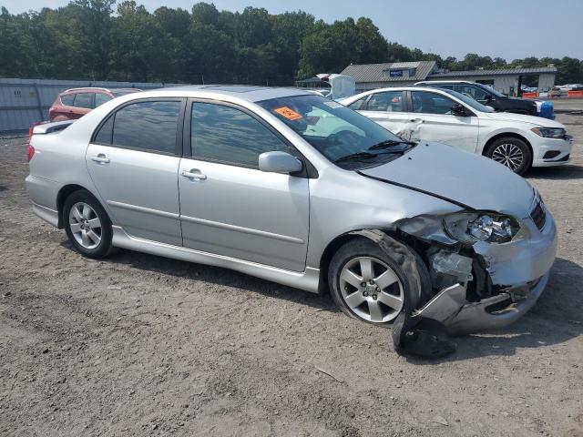 1NXBR32E88Z967013 - 2008 TOYOTA COROLLA CE Srebrny zdjęcie 4