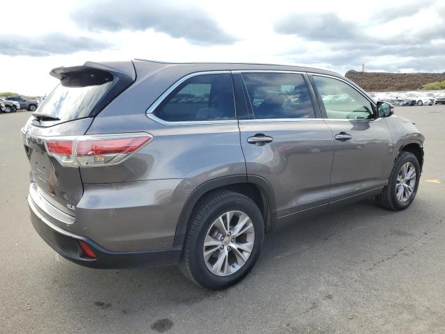 5TDKKRFH1FS061772 - 2015 TOYOTA HIGHLANDER XLE ნაცრისფერი ფოტო 3