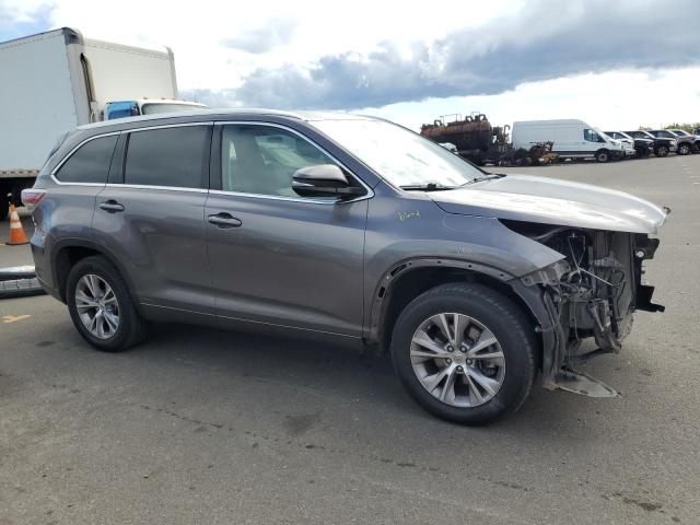 5TDKKRFH1FS061772 - 2015 TOYOTA HIGHLANDER XLE ნაცრისფერი ფოტო 4