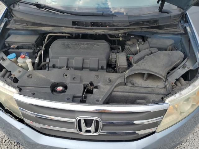 5FNRL5H67BB051178 - 2011 HONDA ODYSSEY EXL BLUE photo 12