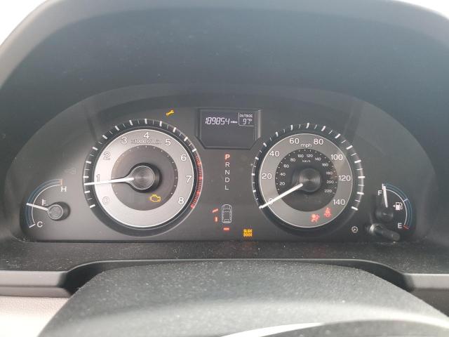 5FNRL5H67BB051178 - 2011 HONDA ODYSSEY EXL BLUE photo 9