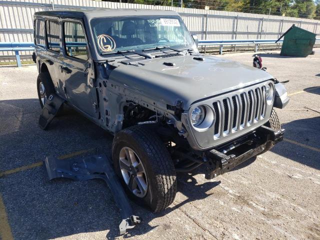 1C4HJXEN1NW120942 - 2022 JEEP WRANGLER U SAHARA GRAY photo 4